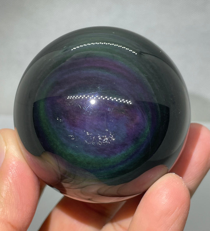 Regenbogen-Obsidian Kugel