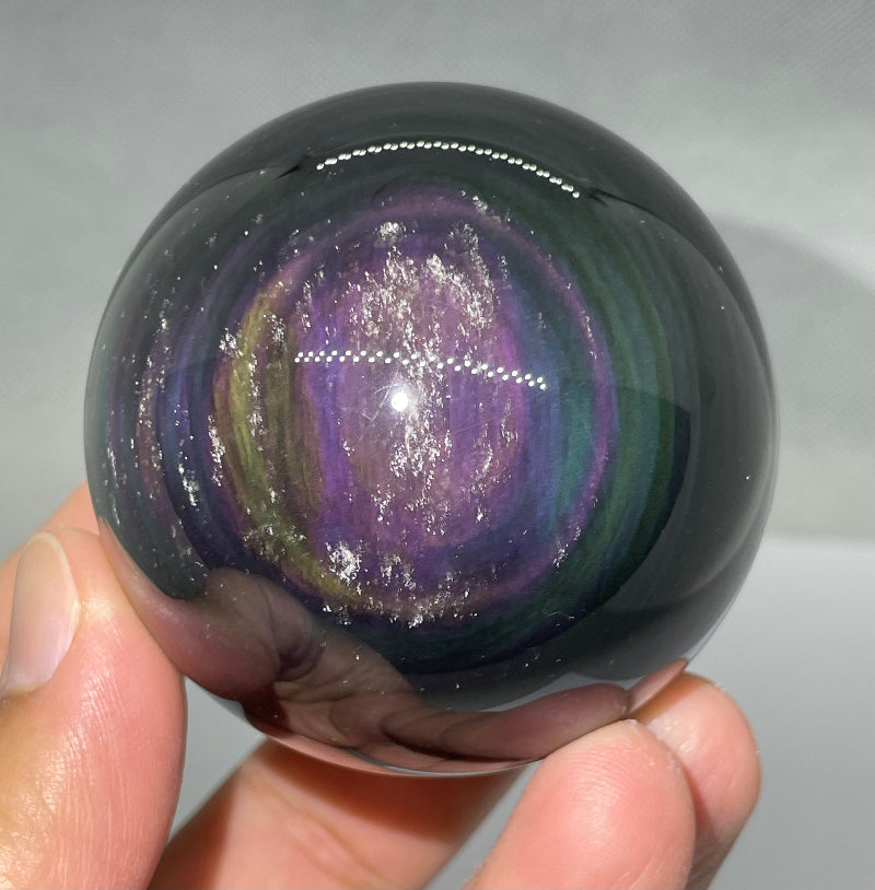 Regenbogen-Obsidian Kugel