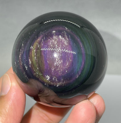 Regenbogen-Obsidian Kugel
