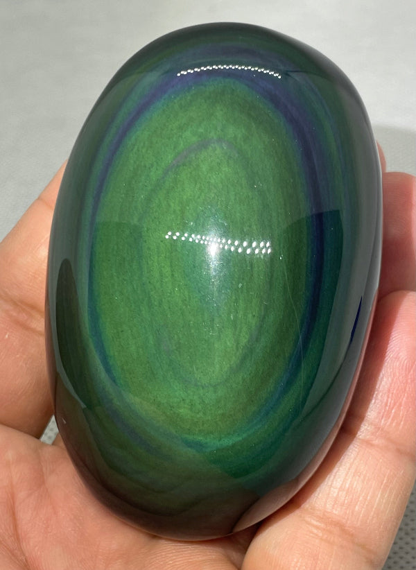 Regenbogen Obsidian Handschmeichler Nr.4