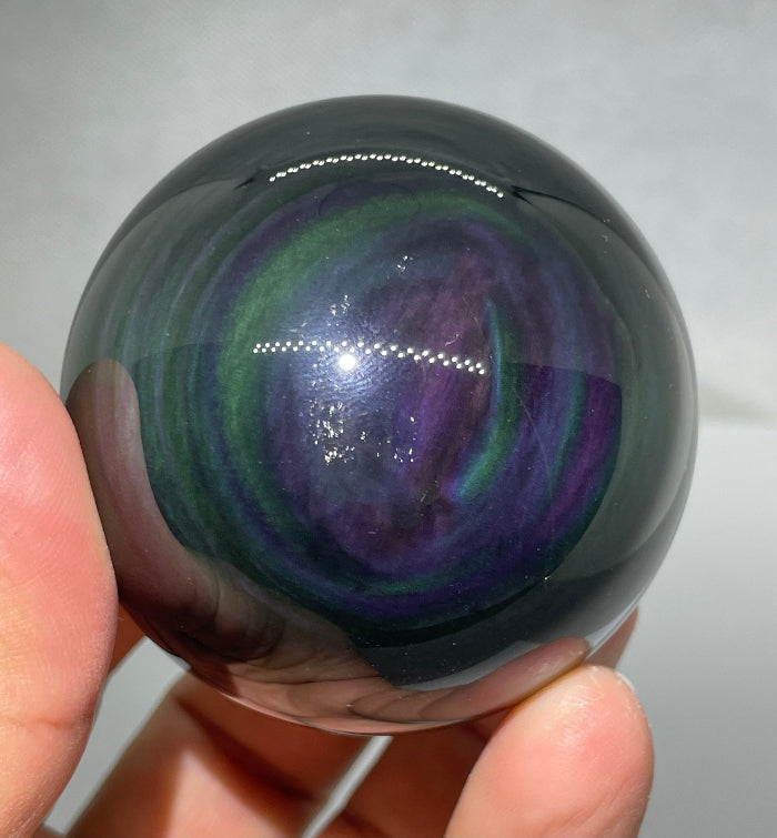Regenbogen-Obsidian Kugel