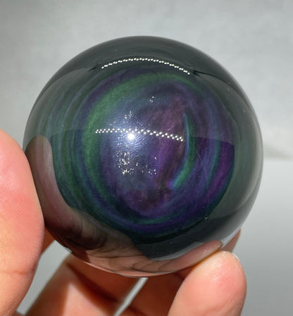 Regenbogen-Obsidian Kugel