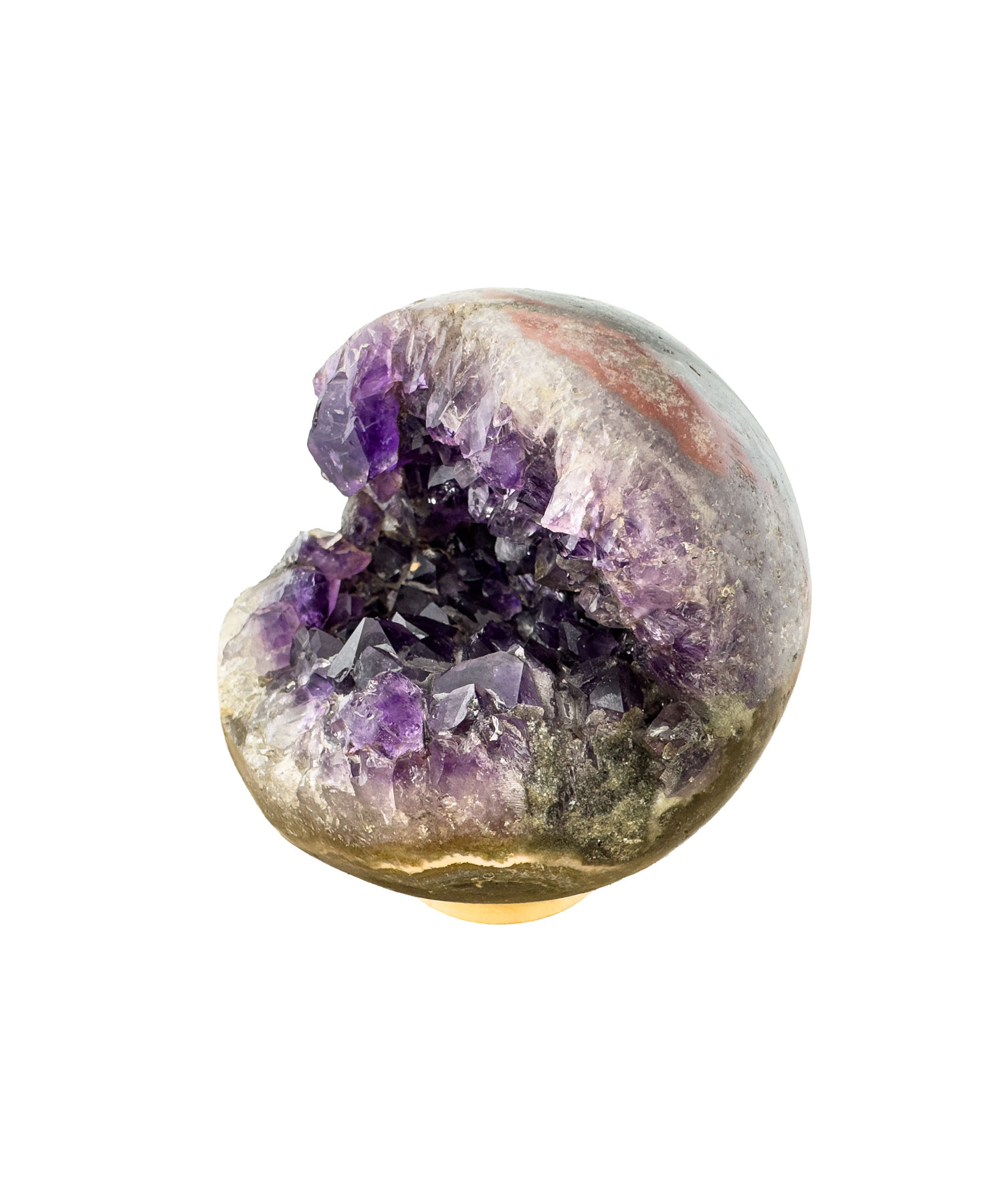 Amethyst-Druse Kugel Kristall Heilstein Energie