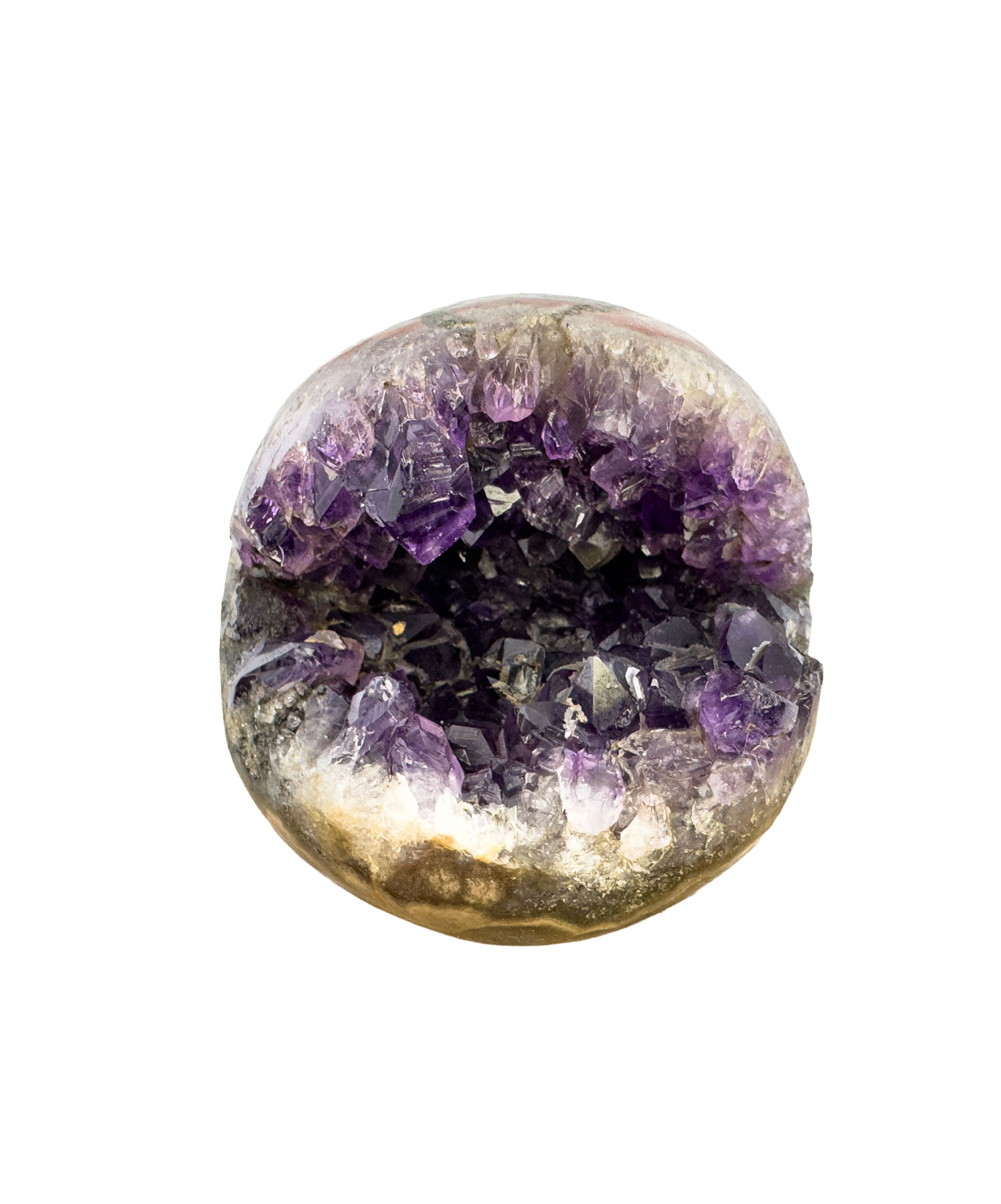 Amethyst-Druse Kugel Naturstein Dekoration