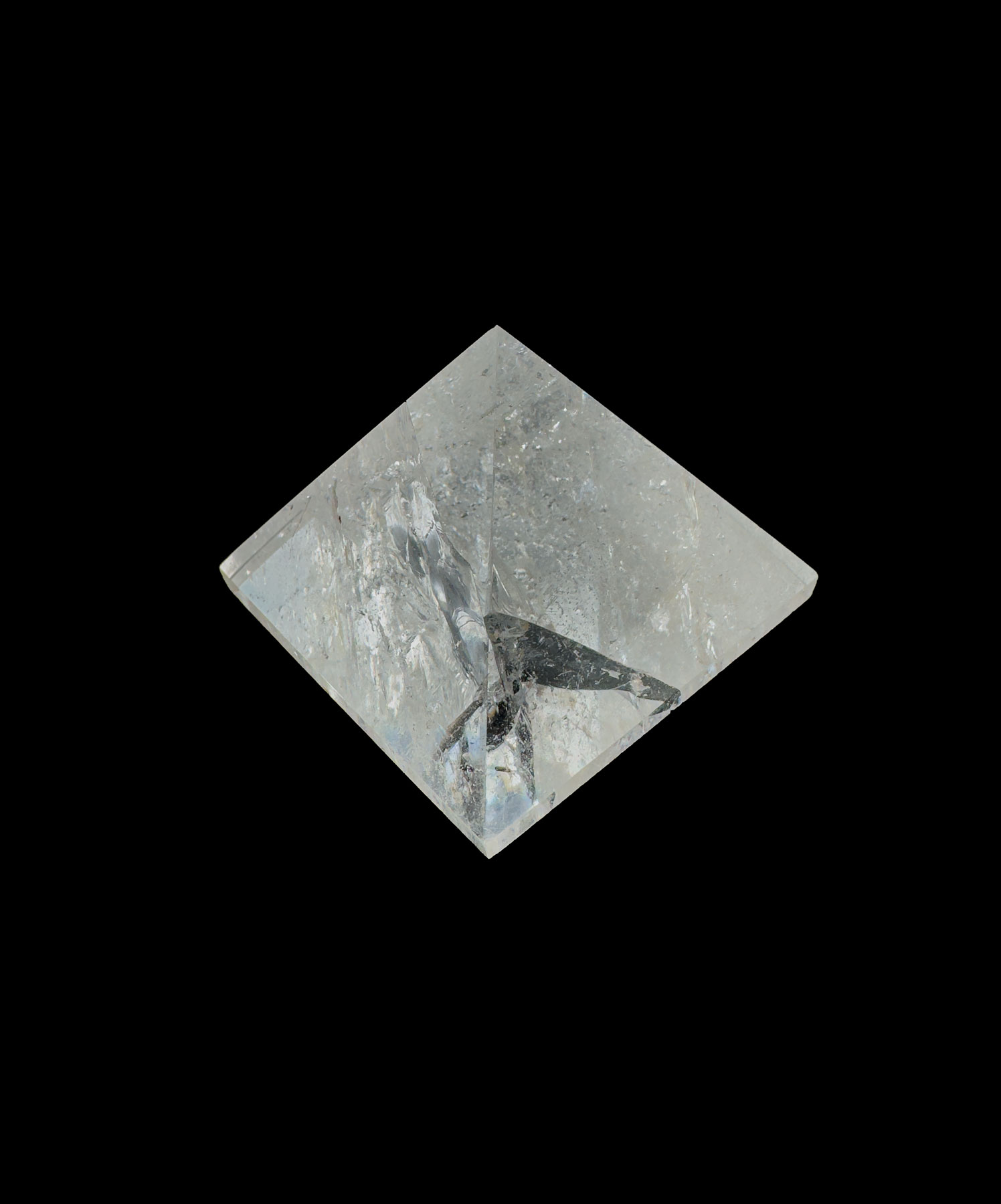 Bergkristall Pyramide – Heilstein für Klarheit, Energie und Reinigung