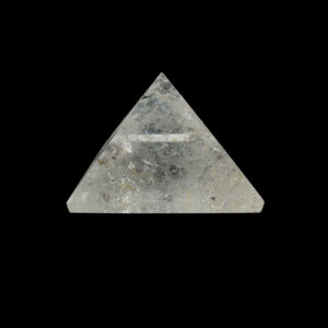 Bergkristall Pyramide – Detailansicht der klaren Kristallstruktur