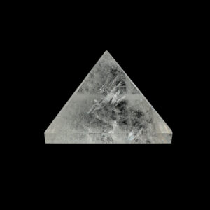 Bergkristall Pyramide – Detailaufnahme der natürlichen Kristalladern