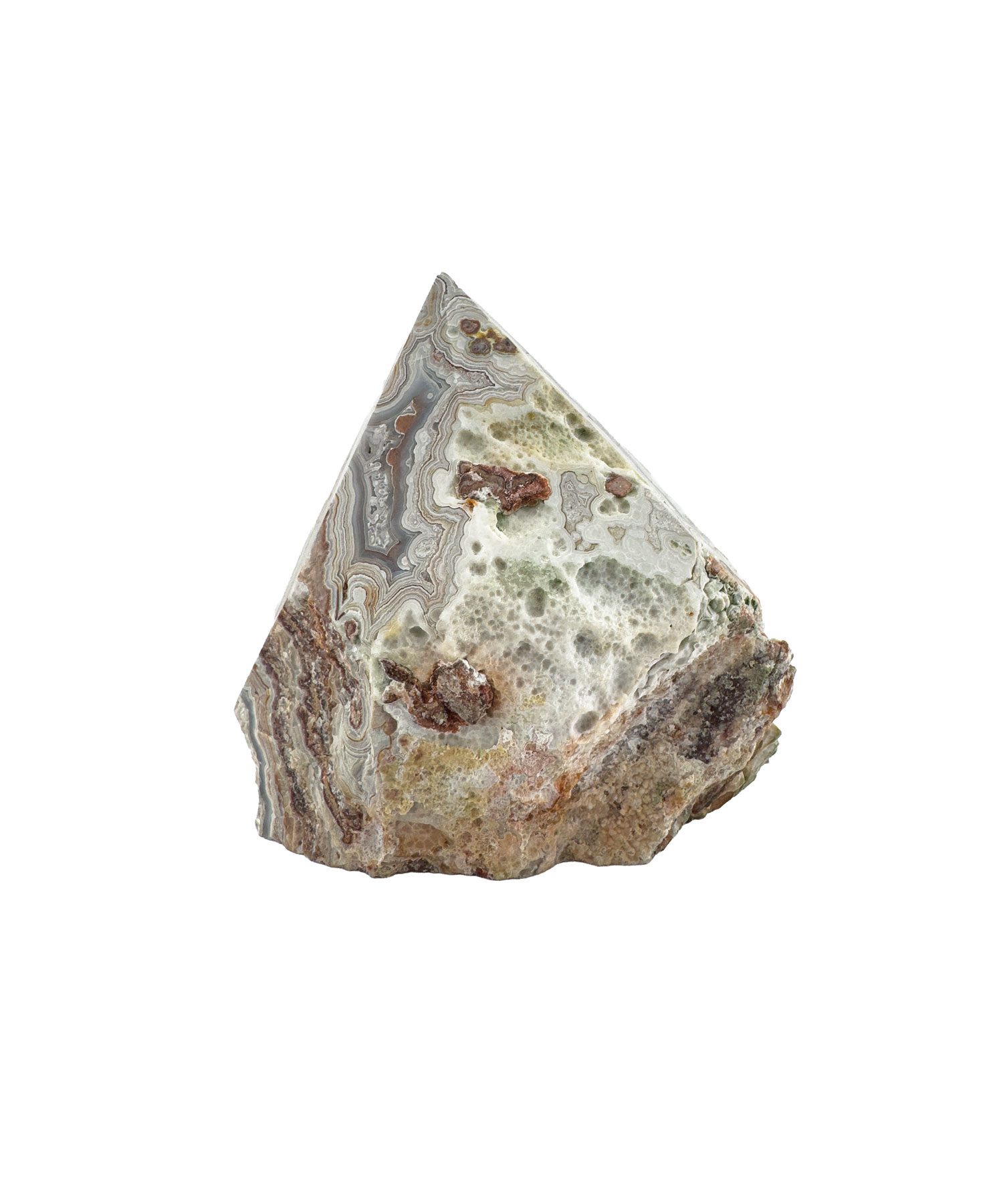 Crazy-Lace Achat Spitze – Naturstein zur Förderung von Lebensfreude und Kreativität