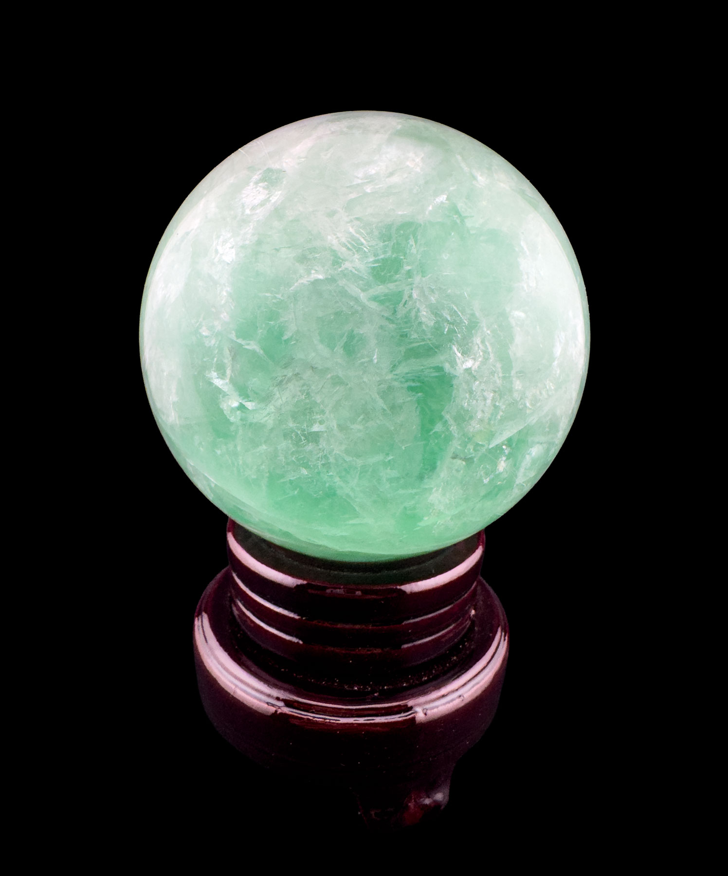 Fluorit Kugel Heilstein – Grüner Fluorit für Klarheit und Harmonie