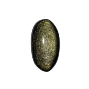 Goldobsidian Handschmeichler poliertes Unikat Heilstein