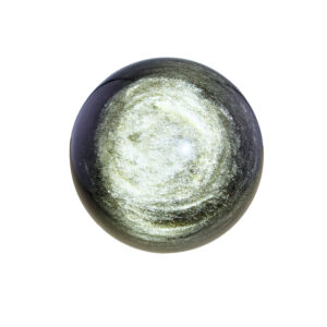 Goldobsidian Kugel Unikat Edelstein