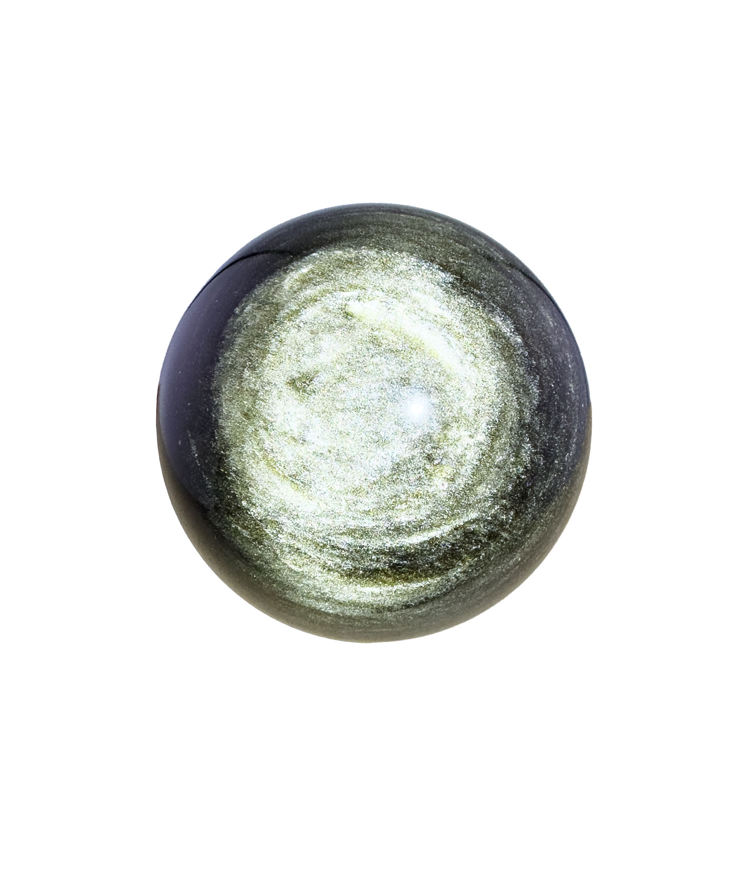 Goldobsidian Kugel Unikat Edelstein