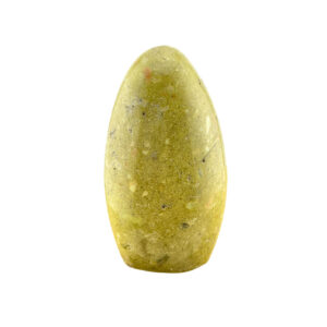 Grüner Opal Freiform – Detail der Oberfläche und Farbstruktur