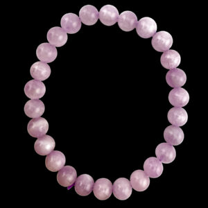 Kunzit Armband rund – Rosa Edelstein Schmuck für innere Ruhe & Liebe