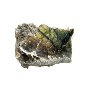Labradorit Scheibe Naturstein mit blau-goldenem Schillereffekt