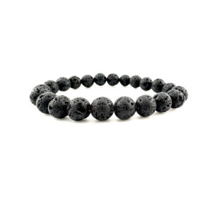 Lava-Stein Armband – Naturstein Schmuck für Erdung & Energie