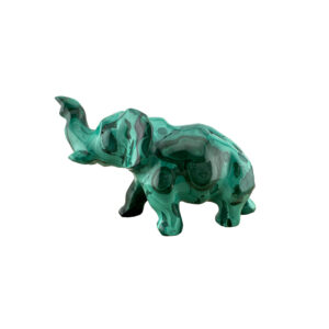 Malachit Elefant Edelstein Figur grün Naturstein Handarbeit kaufen