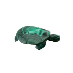 Malachit Schildkröte Figur Edelstein grün Handarbeit kaufen Unikat