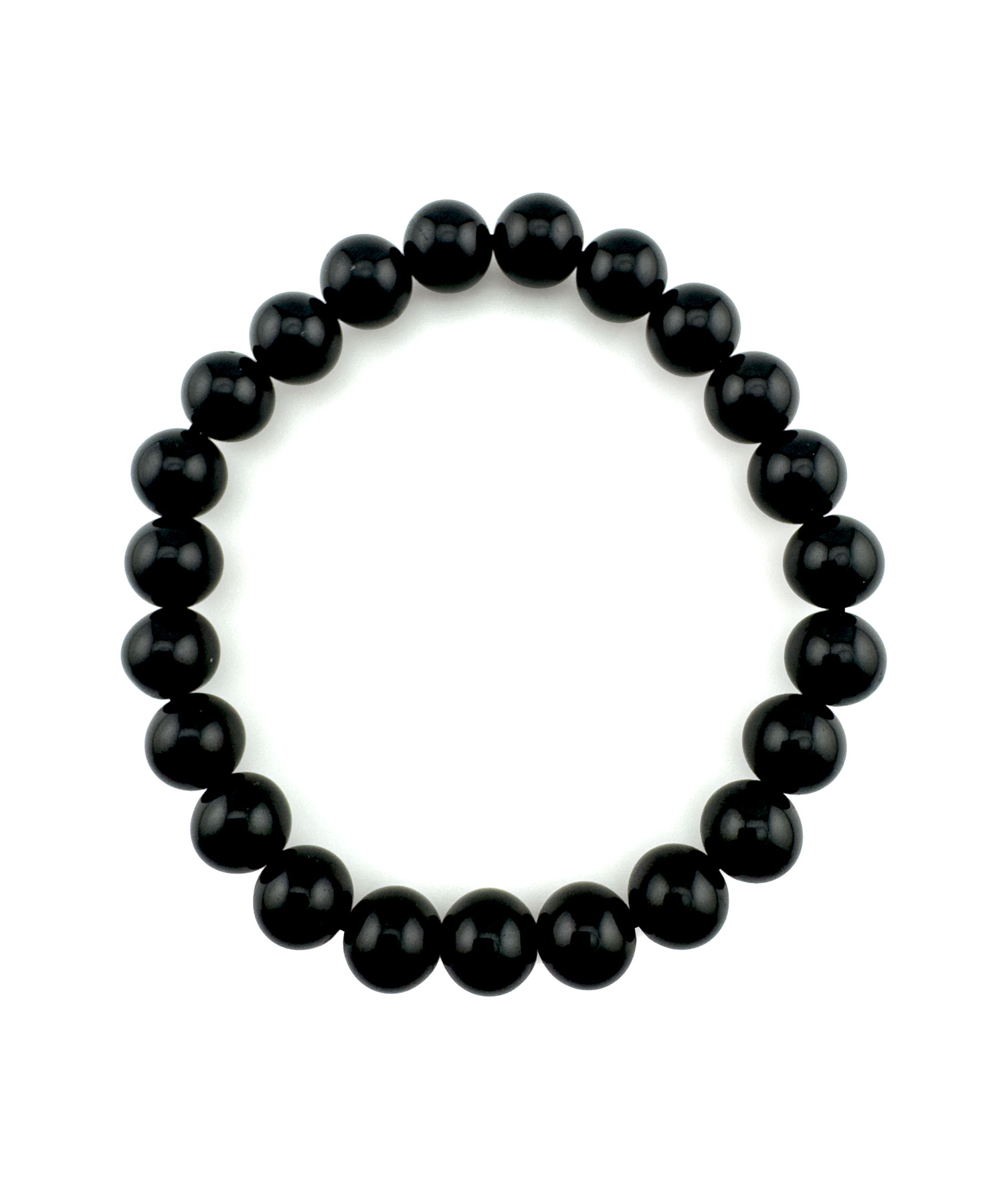 Obsidian Armband rund – Schutzstein Schmuck für Energie & Harmonie