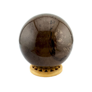 Rauchquarz Kugel – Heilstein für Schutz, Ruhe und Erdung