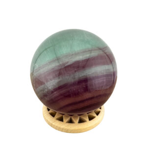 Regenbogen-Fluorit Kugel