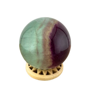 Regenbogen-Fluorit Kugel Edelstein Dekoration