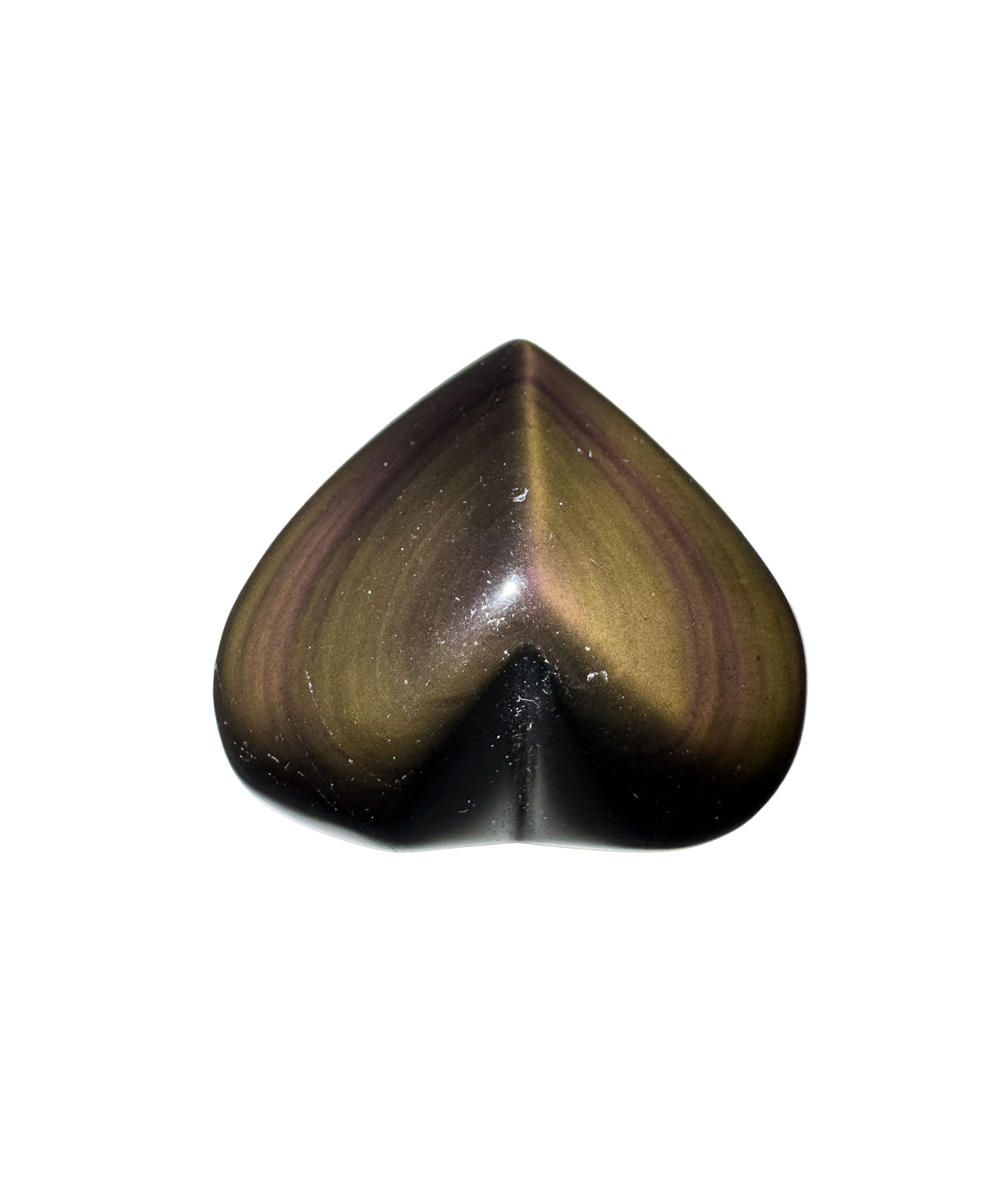 Regenbogen-Obsidian Herz Heilstein Meditation Energie