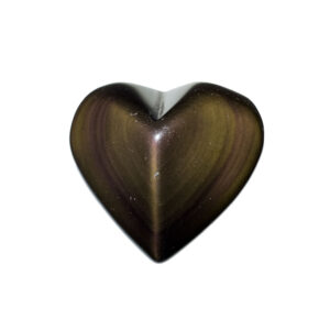 Regenbogen-Obsidian Herz Edelstein Schutzstein Liebe