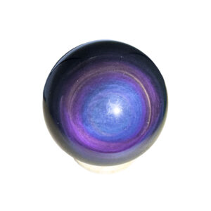 Regenbogen-Obsidian Kugel Edelstein Regenbogenschimmer