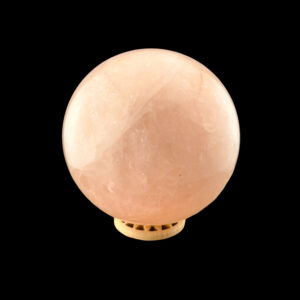 Rosenquarz Kugel poliert Heilstein Liebe