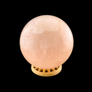 Rosenquarz Kugel Sammler Edelstein Meditation