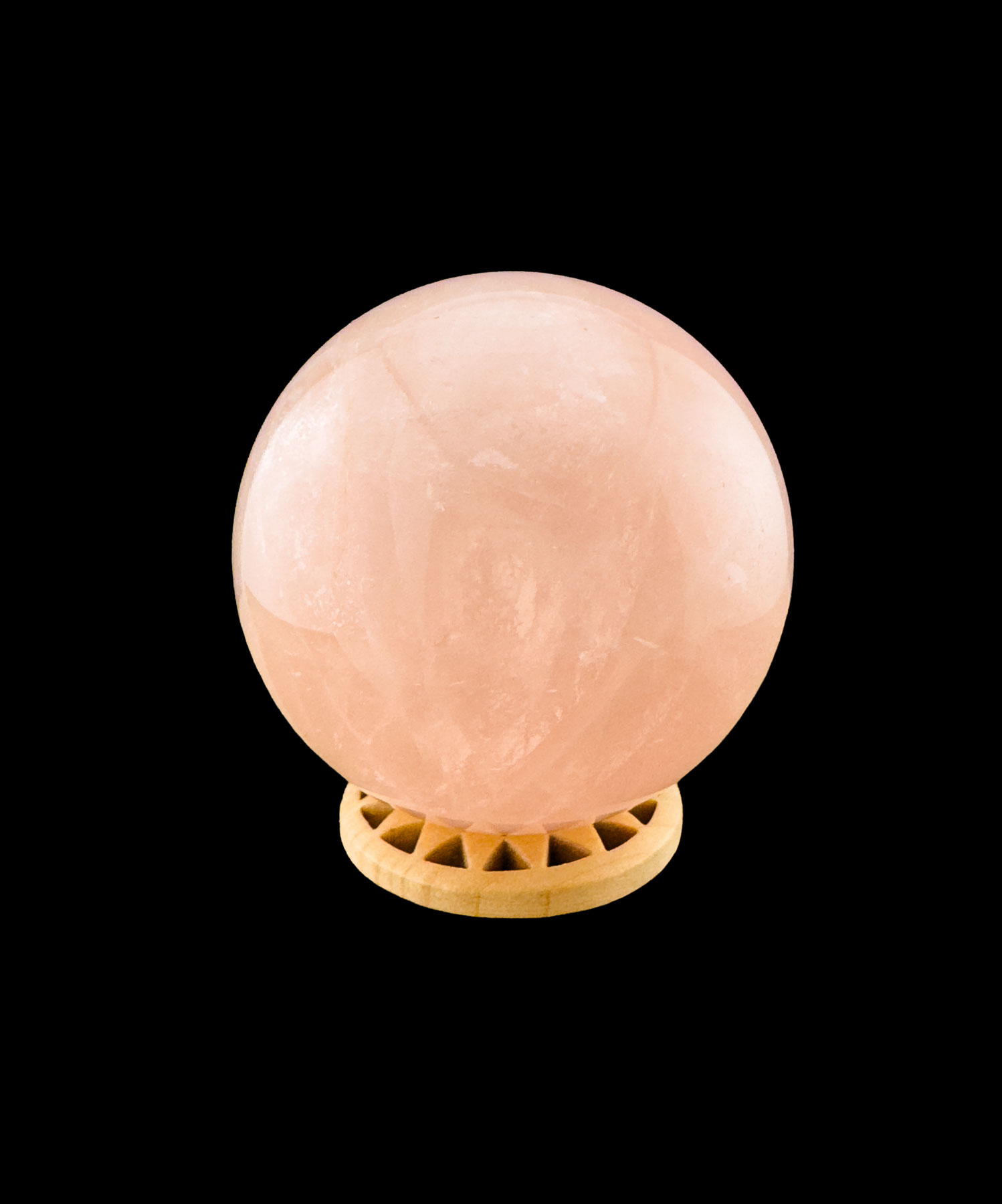 Rosenquarz Kugel Kristall Heilstein Liebe