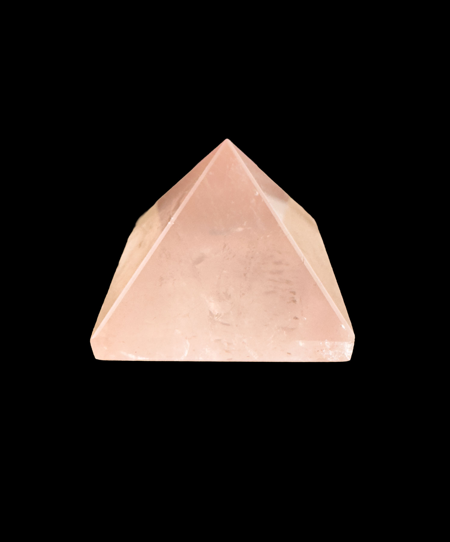 Rosenquarz Pyramide Kristall Edelstein Dekoration