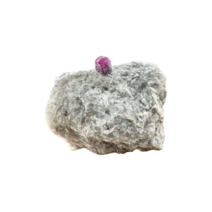 Rubinkristall auf Matrix Mineralien Sammlerstück kaufen – Naturstein