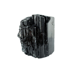 Schwarzer Turmalin Rohstein – Glänzender Schutzstein für Energiearbeit