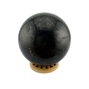 Shungit Kugel Schutzstein gegen Elektrostrahlung