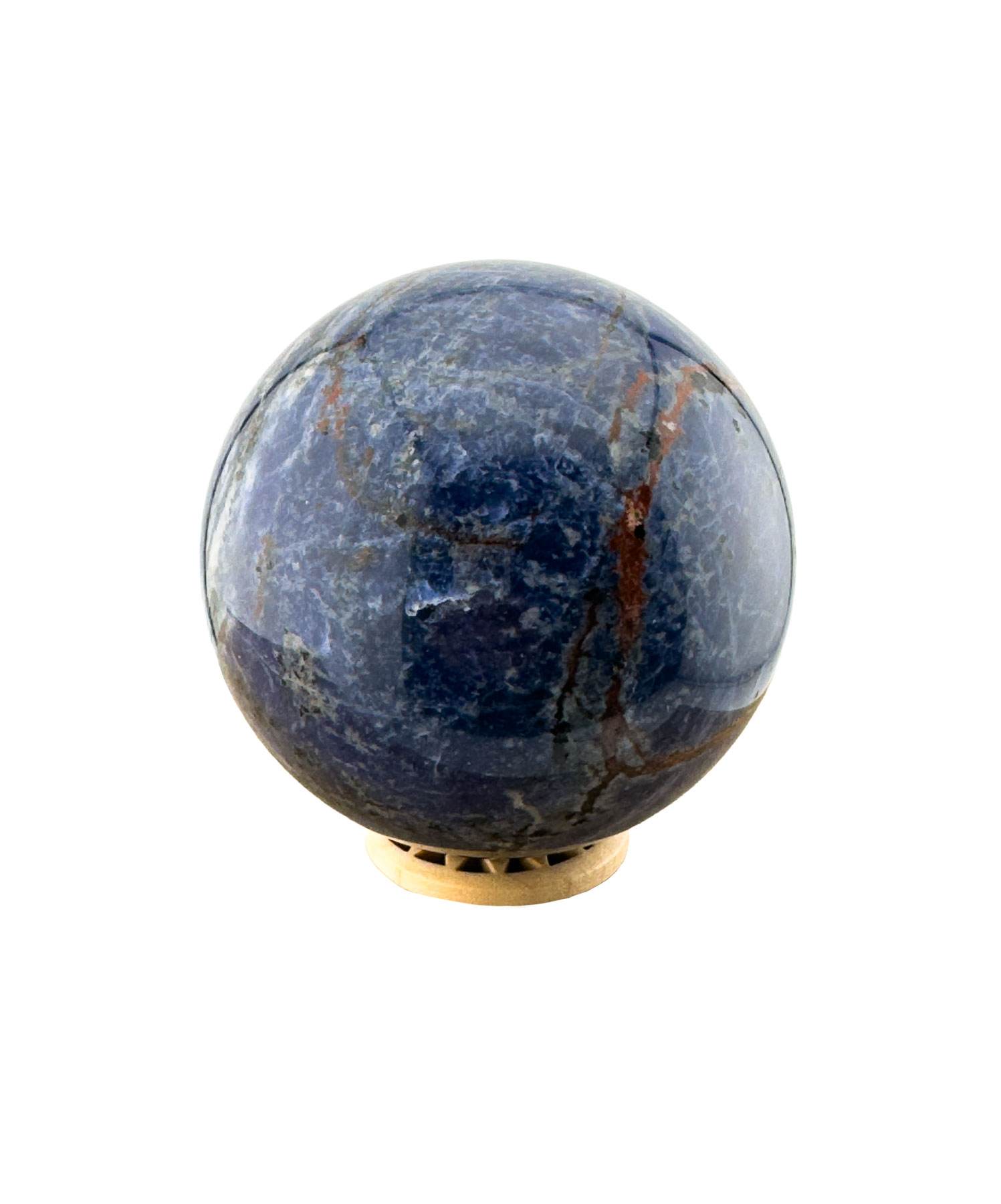 Sodalith Kugel Naturstein glänzend poliert
